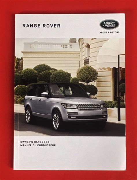 range rover owner manual PDF