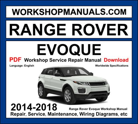 range rover shop manual Epub