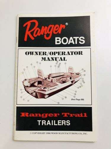 ranger boat owners manual pdf Kindle Editon