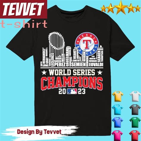 rangers world series champions shirt