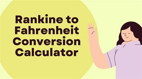 rankine scale to fahrenheit