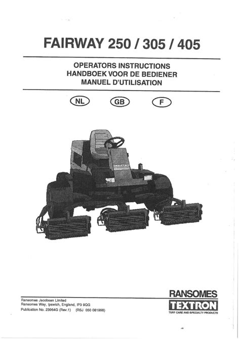 ransomes 250 operators manual Epub