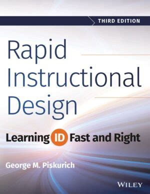 rapid instructional design learning id fast and right essential knowledge resource pdf PDF