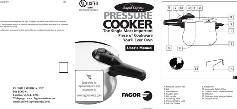 rapida pressure cooker manual PDF