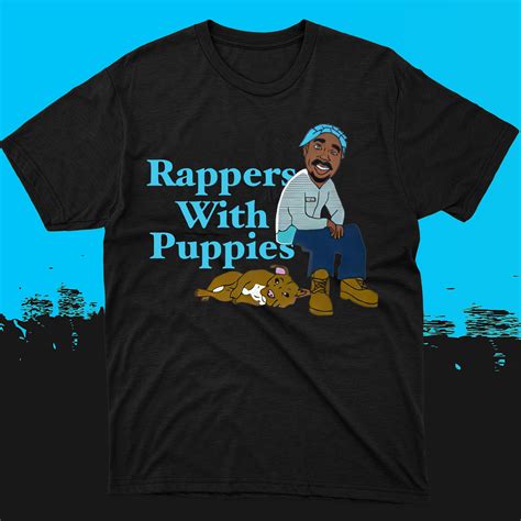 rappers with puppies shirt