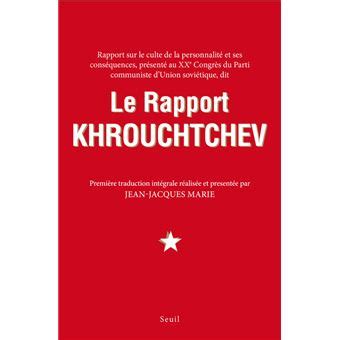 rapport khrouchtchev jean jacques marie Doc