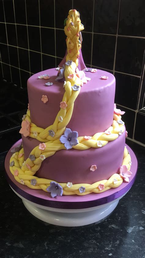 rapunzel cake ideas