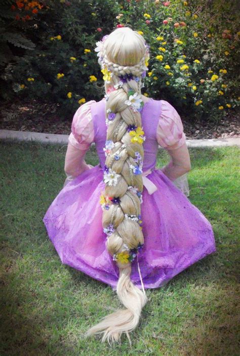 rapunzel flower hair