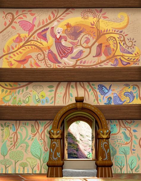 rapunzel mural