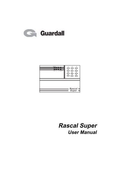 rascal super alarm engineer manual Reader