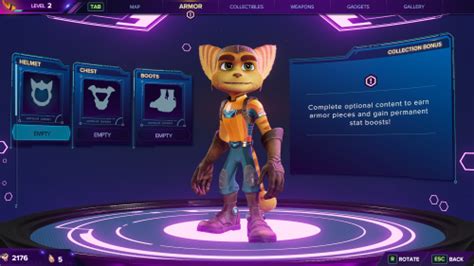 ratchet and clank ps4 ui