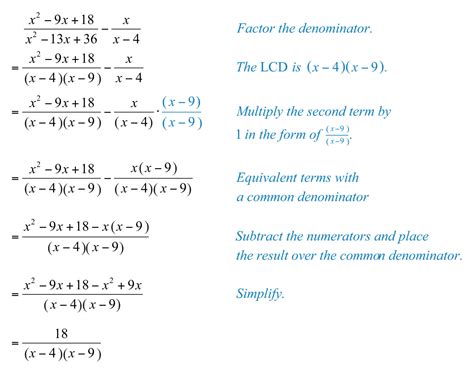 rational expression problem and answer PDF