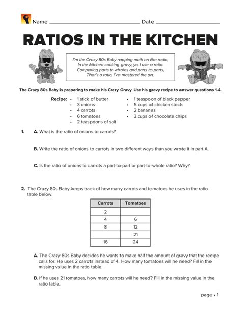 ratios in the kitchen math answers Kindle Editon