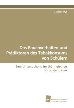 rauchverhalten pr diktoren tabakkonsums sch lern th ringischen Kindle Editon