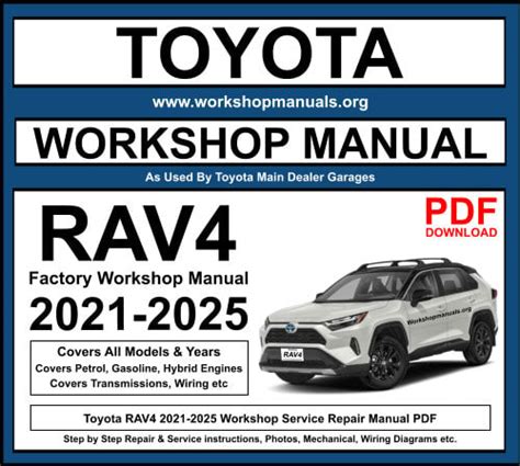 rav4 workshop manual pdf Kindle Editon