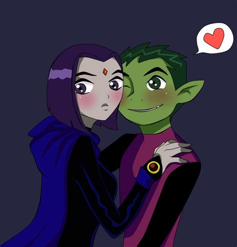 raven and beast boy