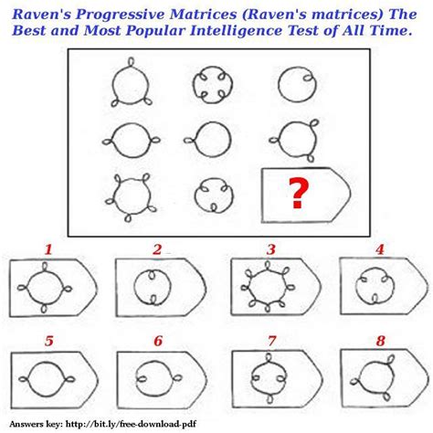 raven test answer key Doc