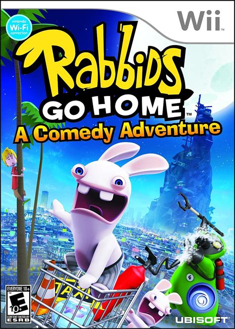 raving rabbids go home wii