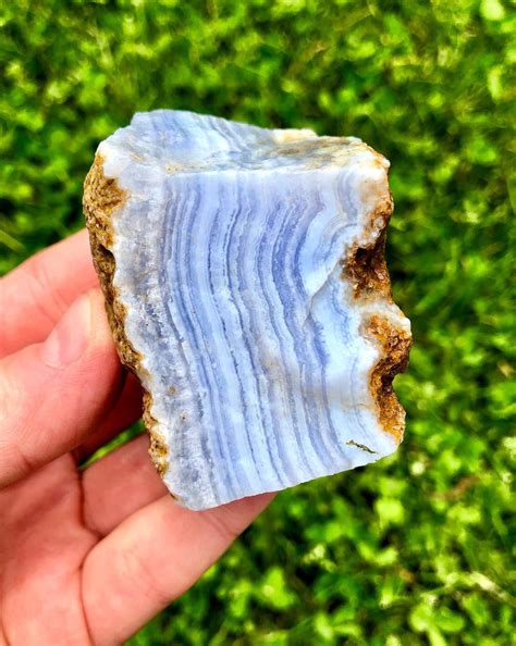 raw blue lace agate