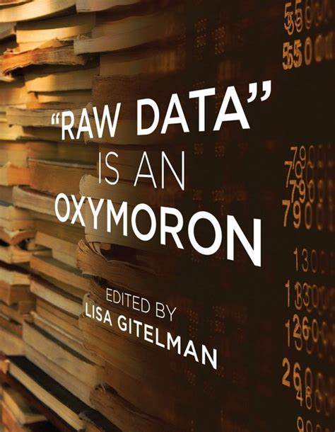 raw data is an oxymoron infrastructures PDF