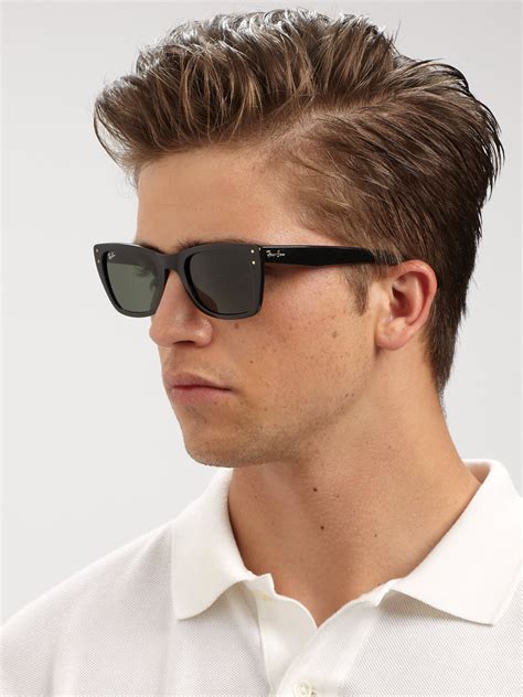 ray ban black men's sunglasses