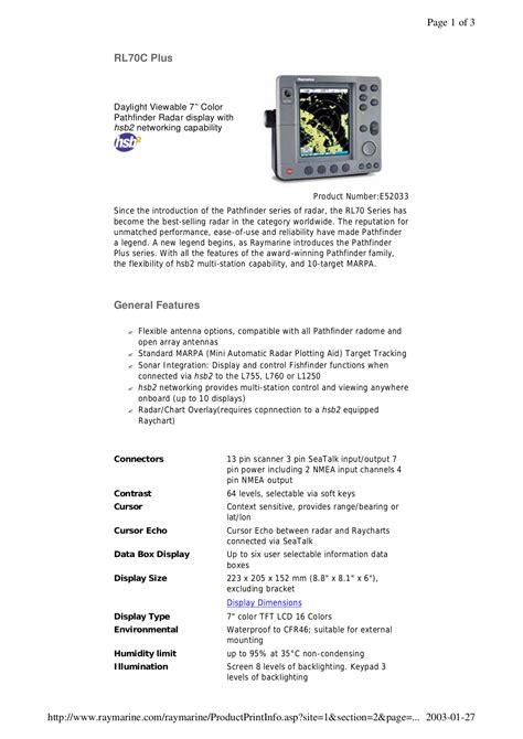 raymarine rl 70 manual Epub