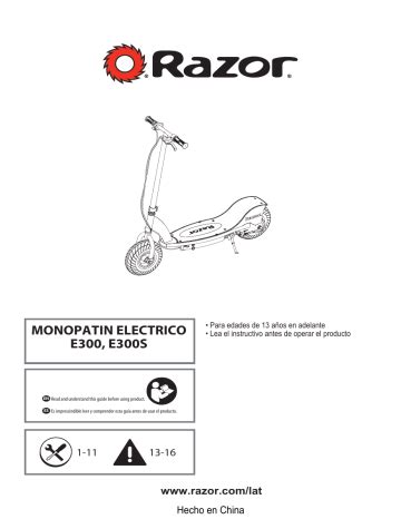 razor e300 scooter owner39s manual PDF