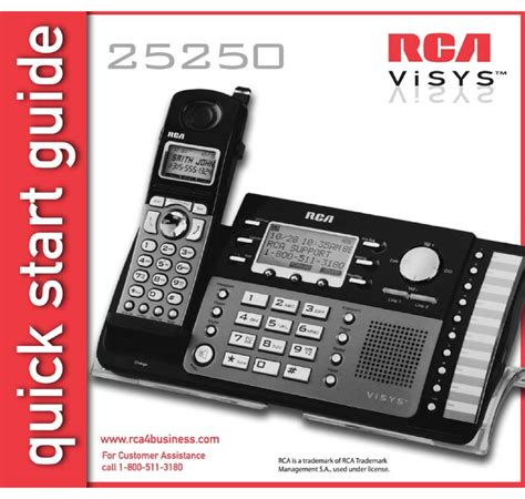 rca 25250 2520re1 phone 60 user guide Kindle Editon