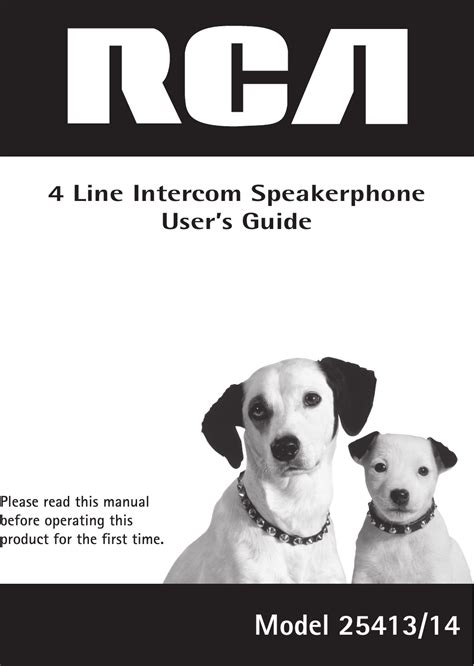 rca 25413 25414 user guide Kindle Editon