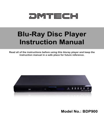 rca blue ray player manual PDF