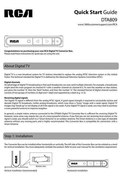 rca converter box dta809 manual Epub