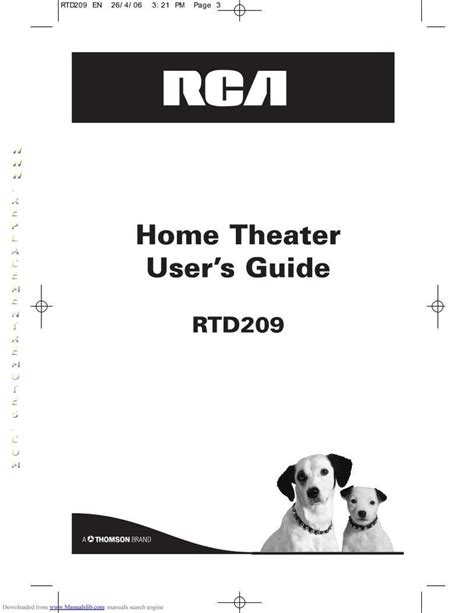 rca home theater audio system manual Kindle Editon