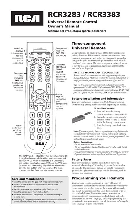 rca l1510 tvs owners manual Doc