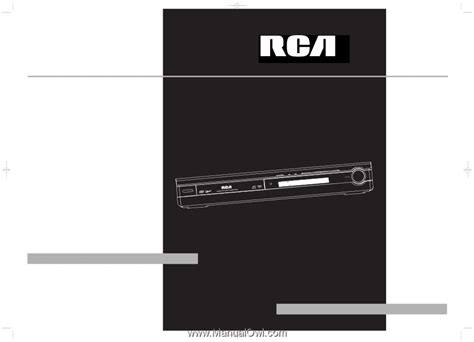 rca rtd160 receivers owners manual Kindle Editon