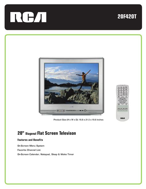 rca tv manual download Reader