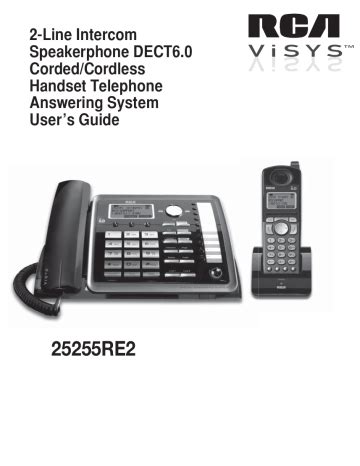 rca visys cordless phone manual Epub