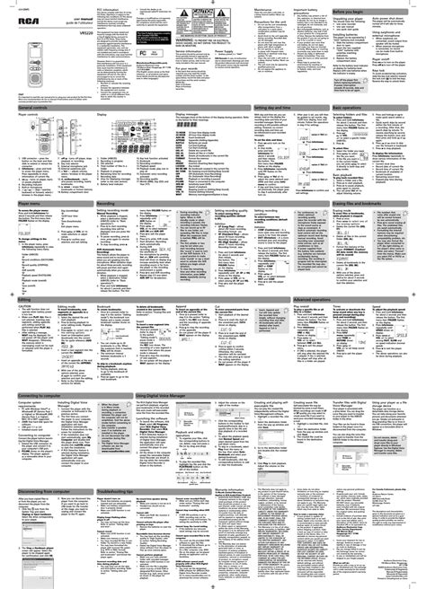 rca vr5220 a user manual Epub