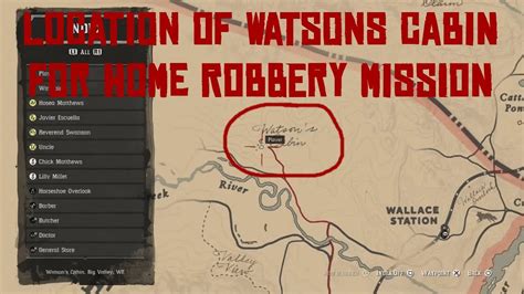 rdr2 watson cabin