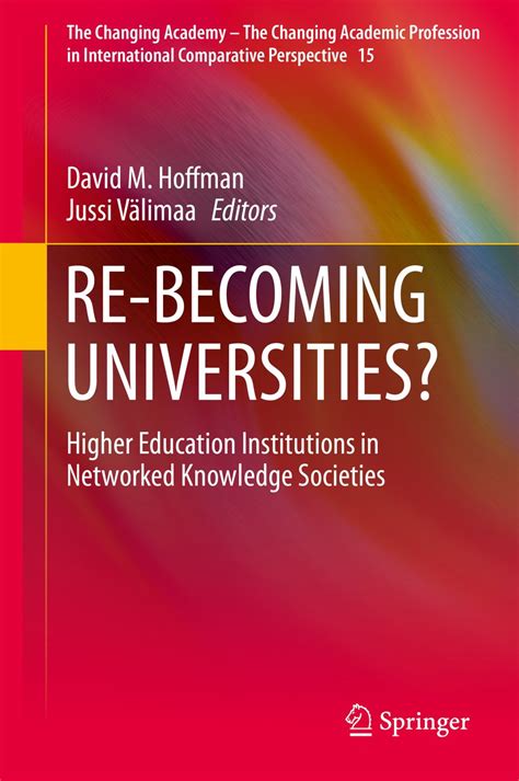 re becoming universities institutions international comparative Reader