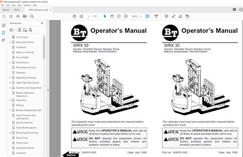 reach stacker operators manual Epub