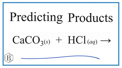reaction caco3 and hcl