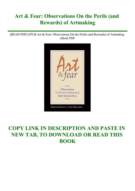 read art fear observations on perils Epub