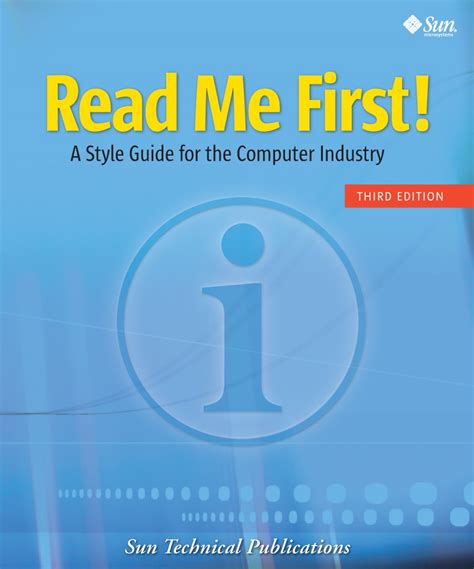 read me first a style guide for the computer industry PDF