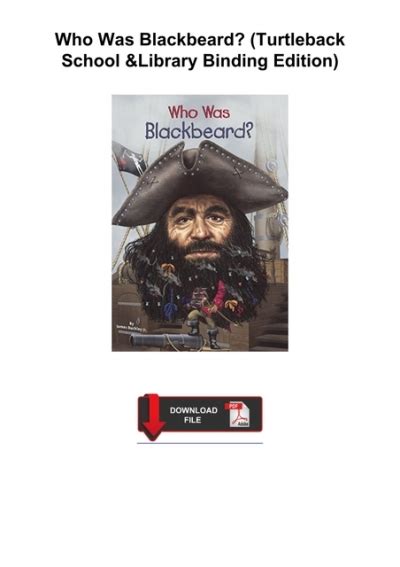 read online blackbeard turtleback school library binding Doc