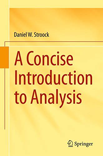 read online concise introduction analysis daniel stroock PDF