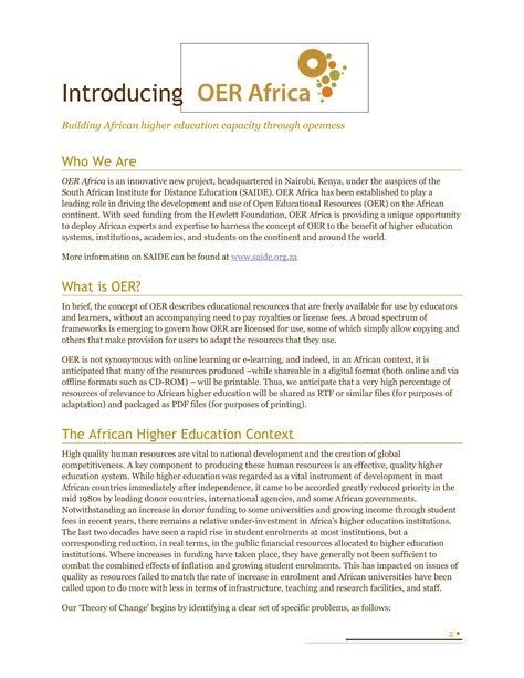 read online higher education capacity building africa Doc