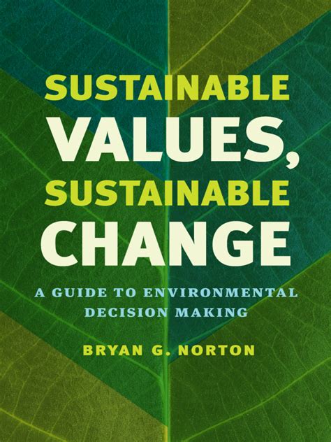 read online sustainable values change environmental decision Kindle Editon