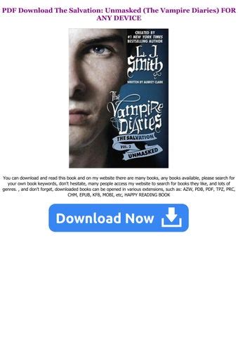 read online vampire diaries salvation unmasked PDF