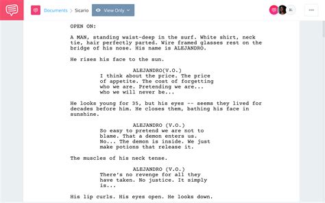 read screenplays online Reader