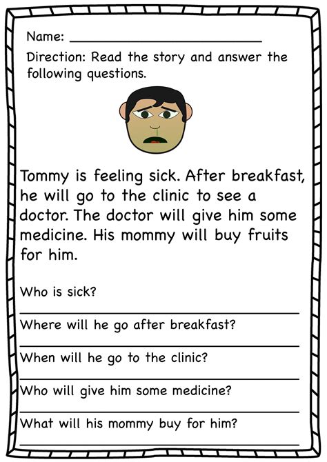 read story answer questions Doc